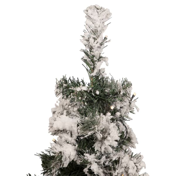 Northlight Seasonal 2ft. Pre-Lit Flocked Pine Christmas Tree