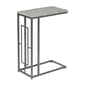 9th & Pike(R) Grey Metal and Wood Contemporary Accent Table - image 1