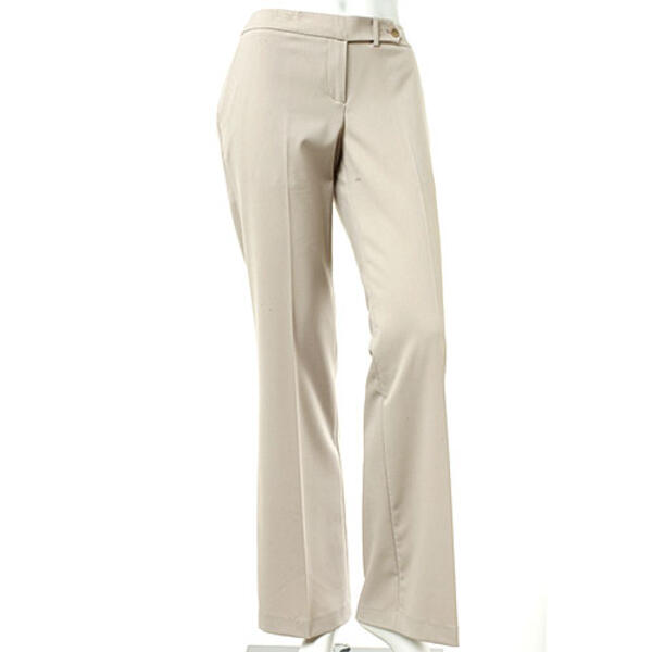 Petite Calvin Klein Classic Fit Dress Pants - Charcoal - image 