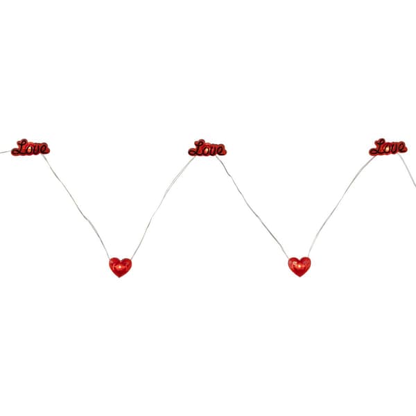 Northlight Seasonal Valentine&#39;&#39;s Day Love &amp; Heart LED Fairy Lights