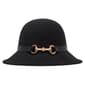 Womens Anne Klein Horsebit PU Trim Cloche Hat - image 1