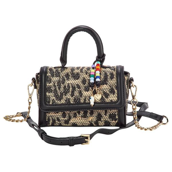 Madden Girl Straw Satchel