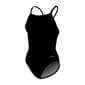 Womens Dolfin(R) Team Solid V2 Back One Piece Swimsuit - Black - image 1