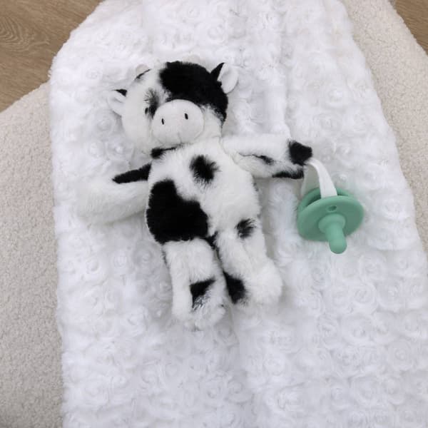 Little Love by NoJo Cow Pacifier Plush