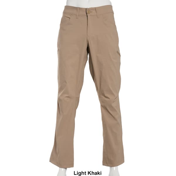 Eddie Bauer Men's Rainier Lined Pants, Light Khaki, 32W x 30L, Hiking Pants  at  Men's Clothing store