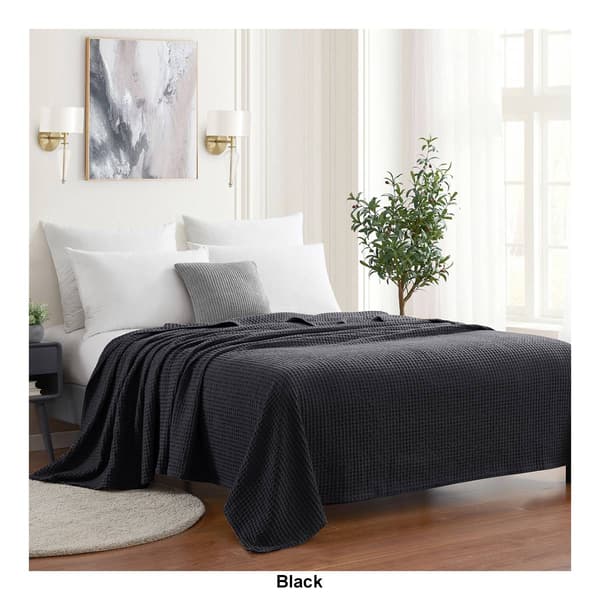 Sweet Home Collection Grand Hotel Waffle Weave Blanket