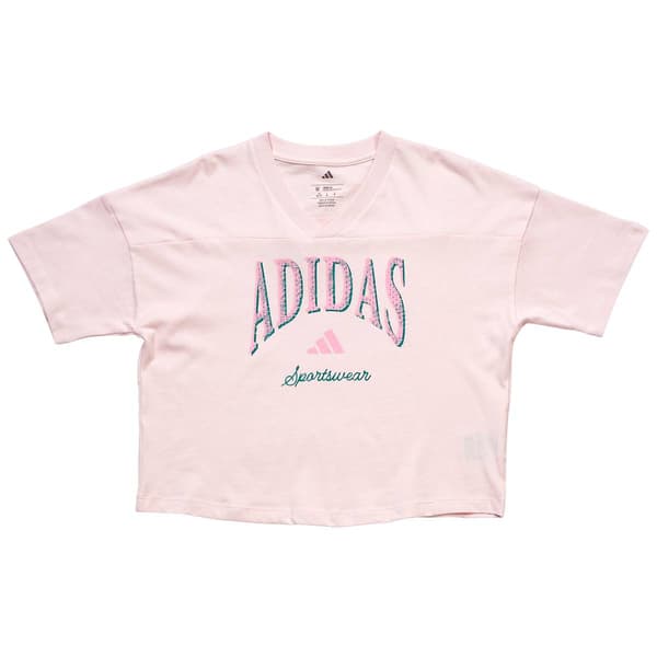 Girls (7-16) adidas® Short Sleeve Collegiate Tee