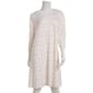 Womens Elizabeth & Nicole 3/4 Sleeve Floral Lace Nightgown - image 2