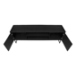 Monarch Specialties 72in. Black TV Stand with 2 Wood-Look Doors - image 7