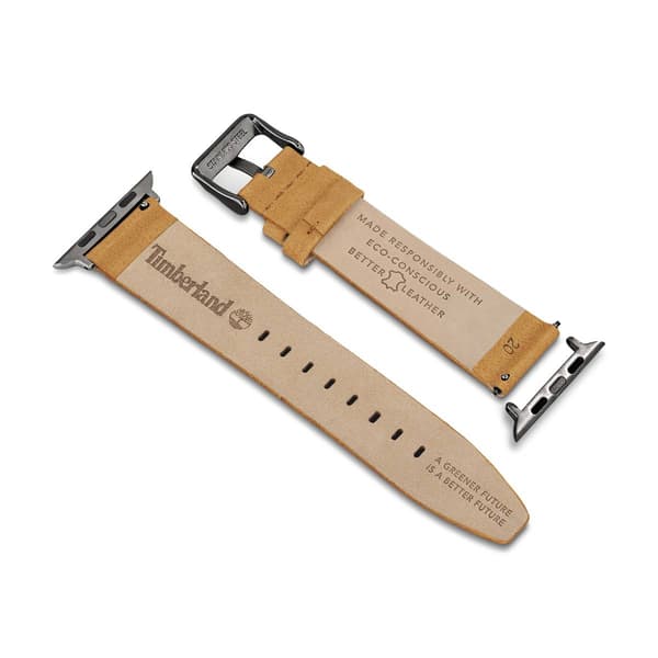 Unisex Timberland Leather 22mm Smart Watchband for Apple Watch&#174;