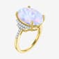 Gemstone Classics™ Lab Grown Opal & Sapphire Cocktail Ring - image 4