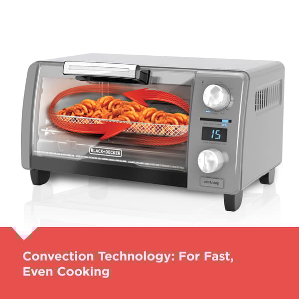Black & Decker Crisp ''N Bake Air Fry Digital 4-Slice Toaster Oven