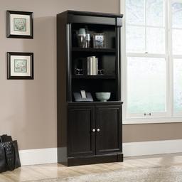 Sauder Palladia Library with Doors - Wind Oak
