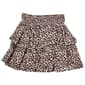 Girls (7-16) Jolie & Joy Ruffled Leopard Skort w/ Smocked Waist - image 1