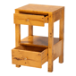 bali & pari Azmi Modern Real Burl Wood 2-Drawer Nightstand - image 2