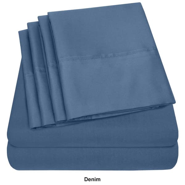 Sweet Home Collection 1500 TC Solid Brushed Microfiber Sheets Set