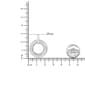 Haus of Brilliance Sterling Silver Diamond Accent Circle Pendant - image 6
