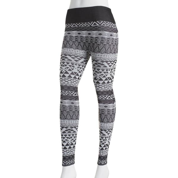 Womens One 5 One Madascar Jacquard Fleece Lined Leggings - image 