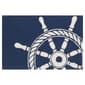 Liora Manne Frontporch Ship Wheel Rectangular Accent Rug - image 1