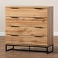 Baxton Studio Reid Modern and Contemporary 4 Drawer Dresser - image 9