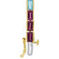 Gemstone Classics&#8482; Plated Silver Rose de France Tennis Bracelet - image 3
