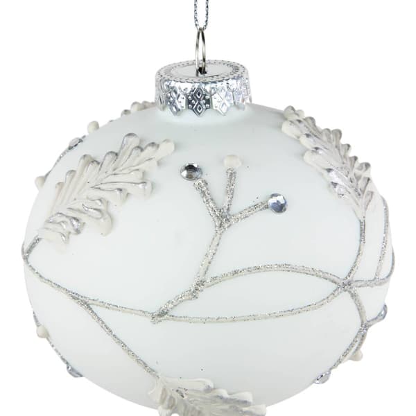 Northlight Seasonal 3.5in. Glass Onion Drop Christmas Ornament