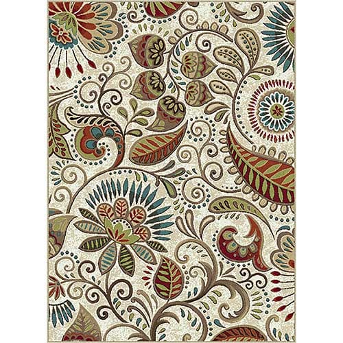 Tayse Capri Giselle Ivory Accent Rug - 2x3' - image 