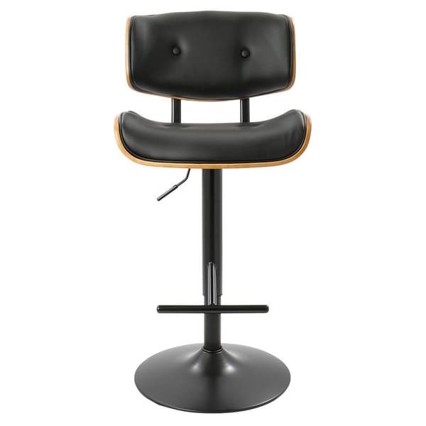 LumiSource Lombardi Mid-Century Modern Adjustable Bar Stool