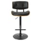 LumiSource Lombardi Mid-Century Modern Adjustable Bar Stool - image 4