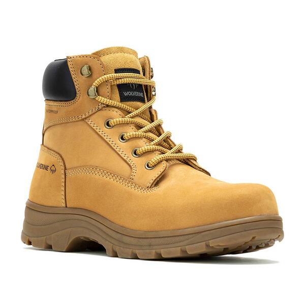 Mens Wolverine Carlsbad Waterproof 6in. Work Boots - image 
