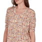 Petite Skye’s the Limit Terra Tropic Ditsy Floral Blouse - image 5
