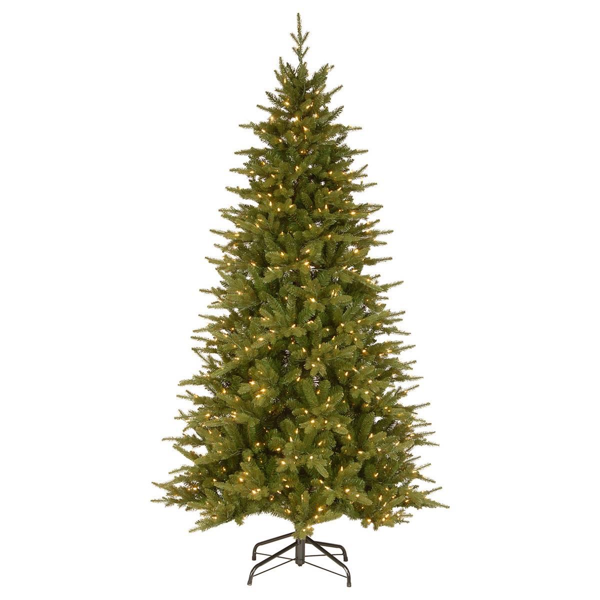 National Tree 7.5ft. Saratoga Spruce Slim Christmas Tree