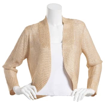 Plus Size Rabbit Rabbit Rabbit Sequin Knit Shrug