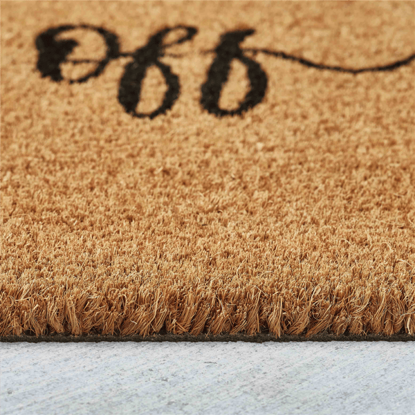 VCNY Home Shoes Off Please Outdoor Coir Doormat
