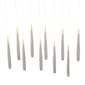 Kurt S. Adler 6in. Floating Candles Ornament Set - image 1