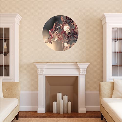 Courtside Market Hydrangea Blushing Decal Wall Art