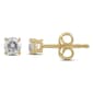 Nova Star® 1/4ctw. Yellow Gold Lab Grown Diamond Stud Earrings - image 2