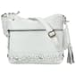 Great American Leatherworks Floral Applique Hobo w/Tassel - image 1