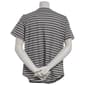 Womens Hasting & Smith Short Sleeve Textured Stripe Tee - image 3