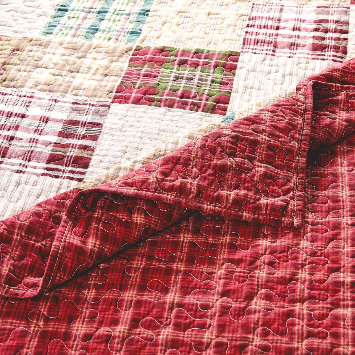 Greenland Home Fashions™ Oxford 100% Cotton Reversible Quilt Set