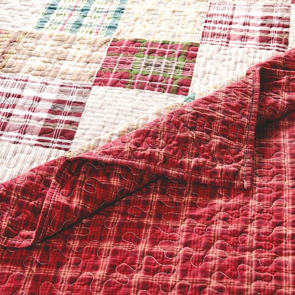 Greenland Home Fashions&#8482; Oxford 100% Cotton Reversible Quilt Set