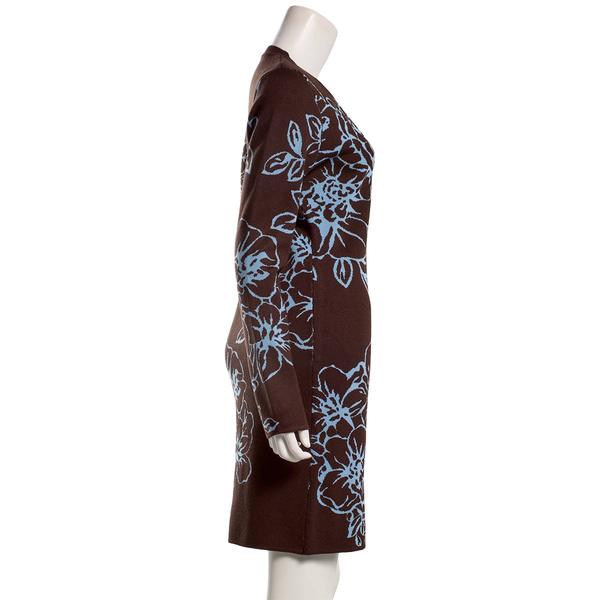 Juniors Madden Girl Floral Jacquard Crew Neck Sweater Dress