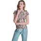 Womens DKNY Short Sleeve Camoflauge Floral Top - image 1