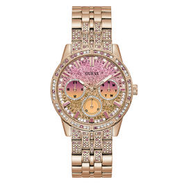 Womens Guess Rose Gold/Multi Dial with Crystals Watch - GW0365L3