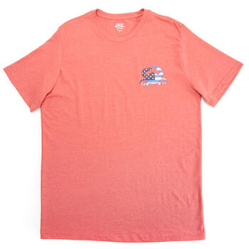 IZOD Mens Saltwater American Classic Crab Graphic T-Shirt