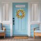 Northlight 20in. Glittered Eggs Hibiscus & Berries Easter Wreath - image 3