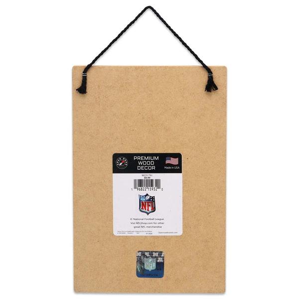 Open Road Steelers Plaid Hanging Wood