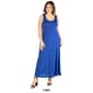 Plus Size 24/7 Comfort Apparel Sleeveless A-Line Tank Maxi Dress - image 6
