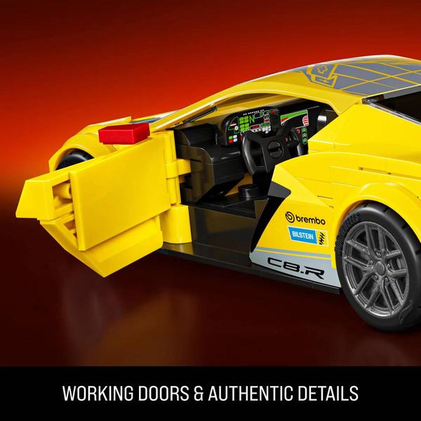 Hot Wheels® Brick Shop ’20 Corvette C8.R Building Kit
