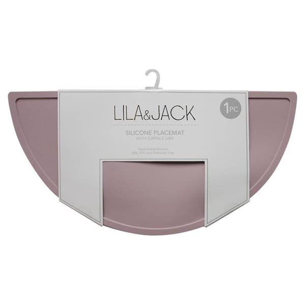 Baby Girl Lila & Jack Half Moon Silicone Placemat
